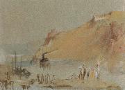 river scene with steamboat J.M.W. Turner